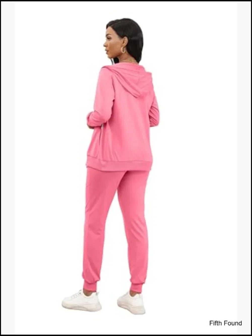 Womens 2 Piece Tracksuit Set Hoodie and Jogger Pockets Matching Outfit
